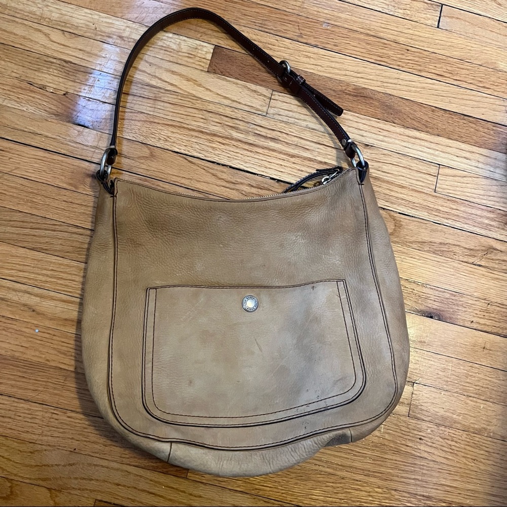 COACH D0782 Leather Hobo bag